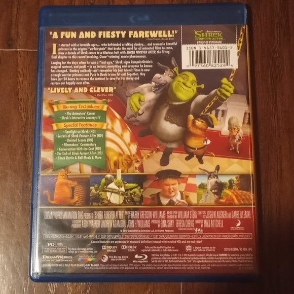 DreamWorks SHREK FOREVER AFTER The Final Chapter on BLU-RAY - Picture 2 of 2